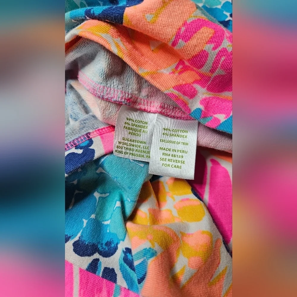 Lilly Pulitzer Girl Classic Shift Dress - Multi Gombay Smashed Reduced -Sz XL